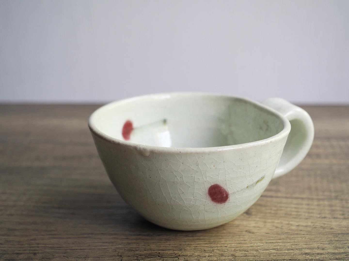 Shigaraki-ware Cherry Mug