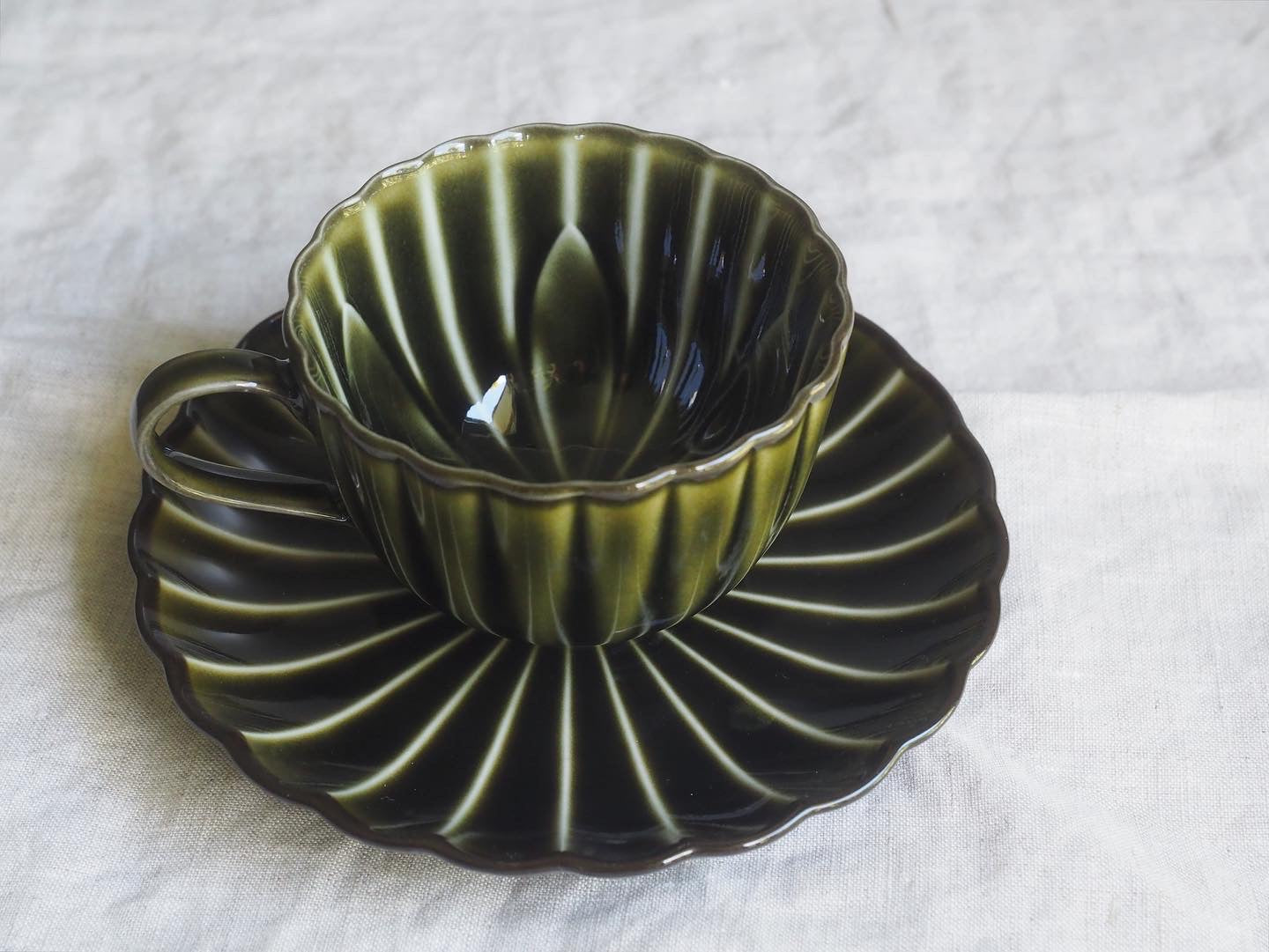 Kaneko Kohyo Giyaman Coffee Cup and Plate Set