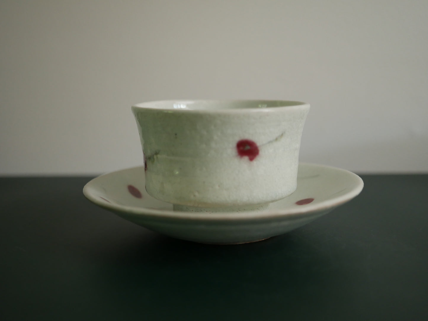 Shigaraki-ware Cherry Saucer Plate