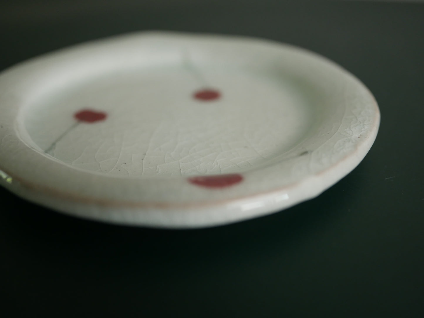 Shigaraki-ware Cherry Saucer Plate