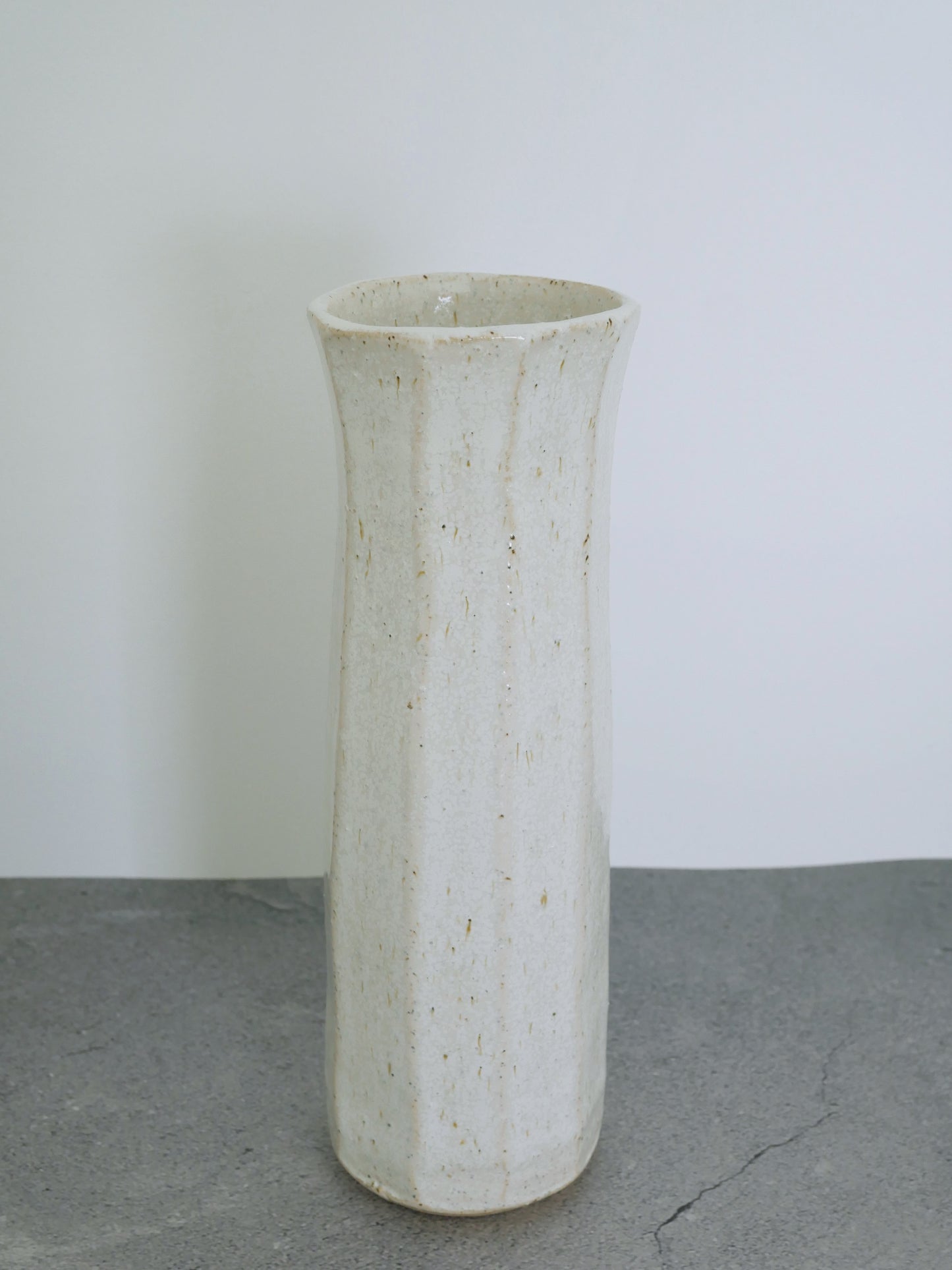 Shigaraki-ware Tall Vase