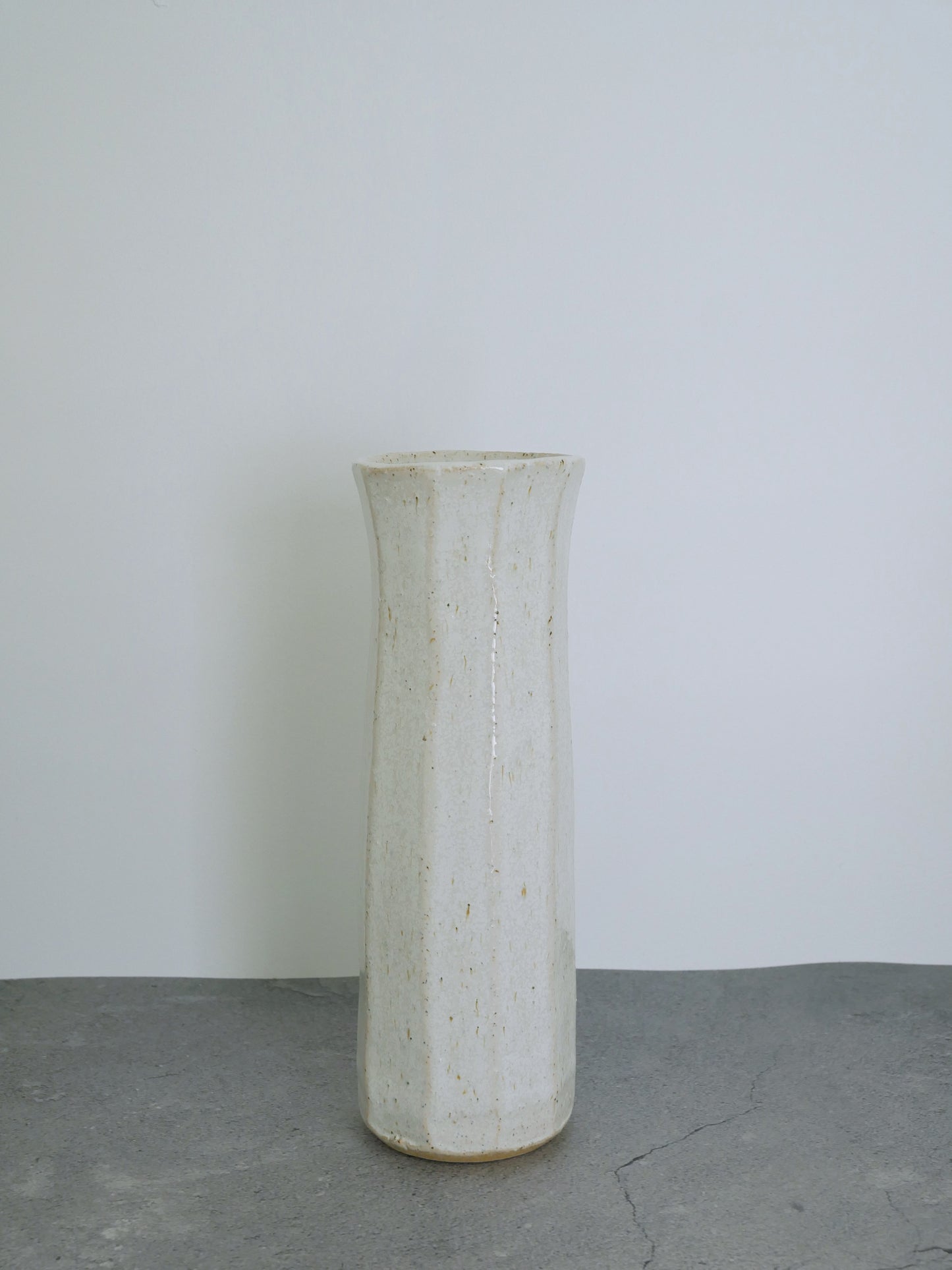 Shigaraki-ware Tall Vase