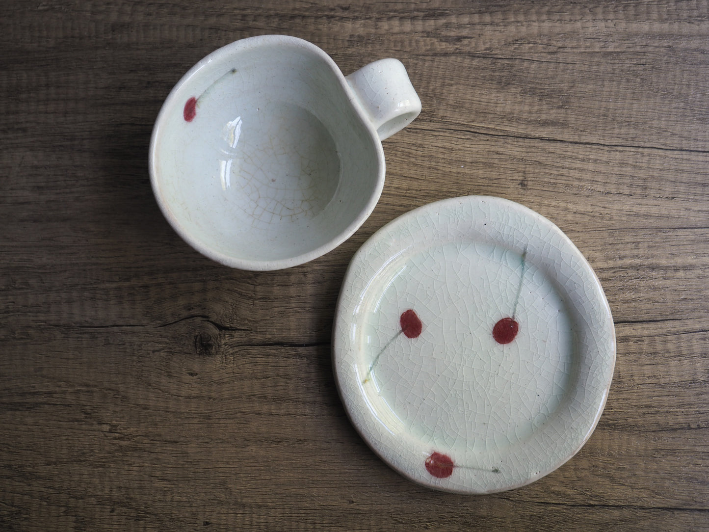 Shigaraki-ware Cherry Mug