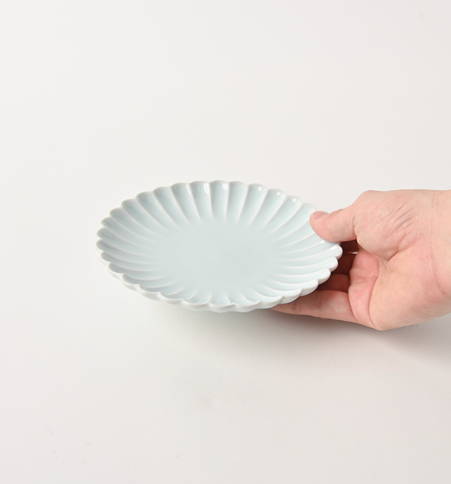 Hasami-ware Chrysanthemum Plate