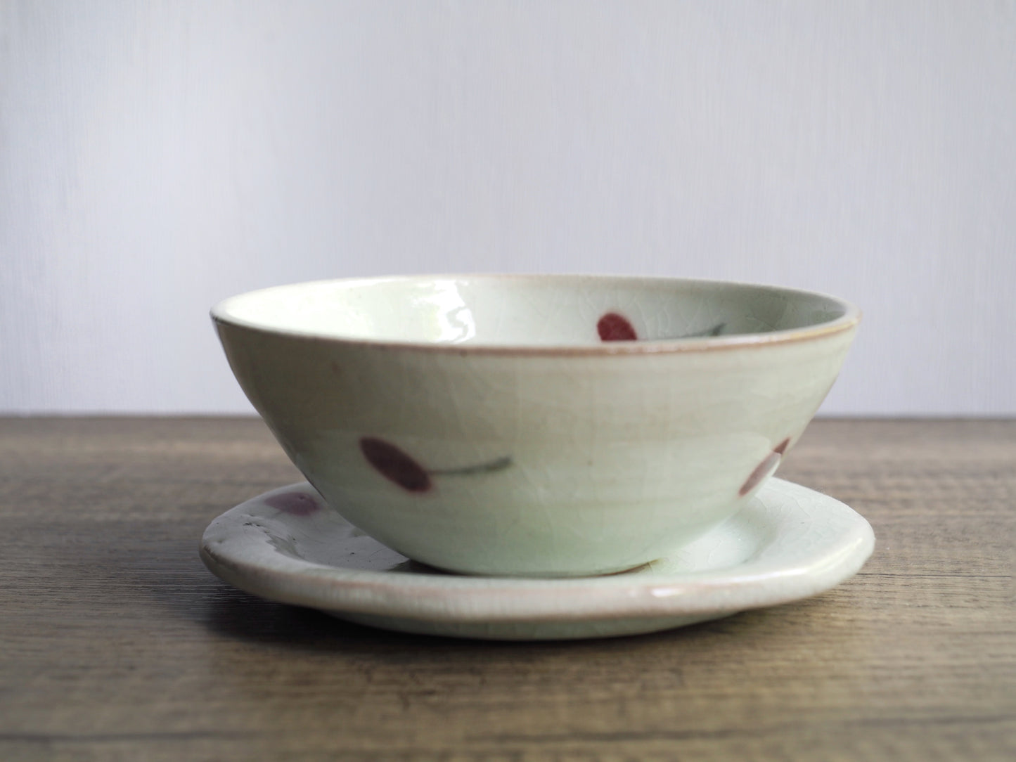 Shigaraki-ware Cherry Bowl